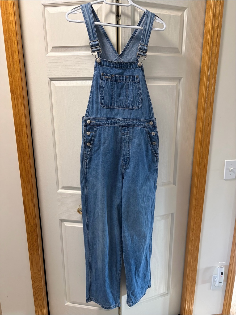 GAP Light Blue Denim Overalls with Branded Hardware Vintage